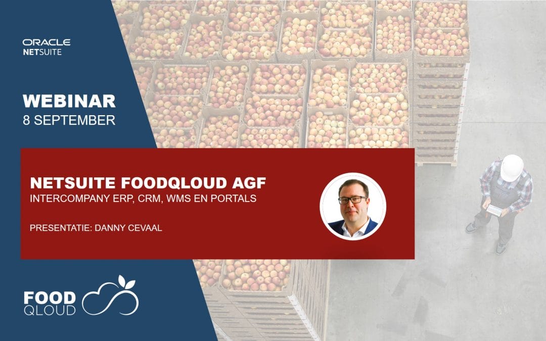 Webinar Netsuite FoodQloud AGF op 8 september