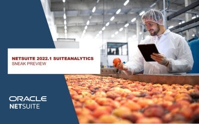 NetSuite 2022.1 SuiteAnalytics: Faster Workbook Dataset Linking, More Analytics for the NetSuite Data Warehouse